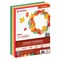 Printworks Autumn Cardstock, Includes Red, Orange, Yellow, Kraft and Green Cardstock, 8 ½” x 11”, 200 Sheets (00598)